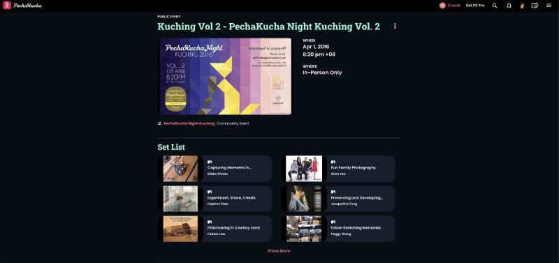 Pechakucha 1